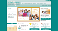 Desktop Screenshot of floridahospices.org