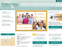 Tablet Screenshot of floridahospices.org